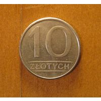 Польша - 10 злотых - 1988