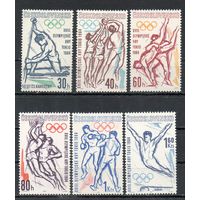 XVIII Олимпийские игры в Токио Чехословакия 1963 год серия из 6 марок