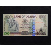 Уганда 1000 шиллингов 2009г.UNC