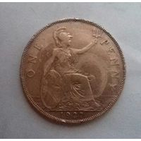 1 пенни, Великобритания 1927 г., Георг V