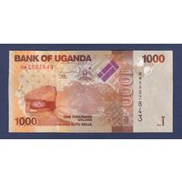 Уганда, 1000 шиллингов 2015 г., P-49d, UNC