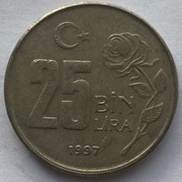 Турция 25000 лир 1997 г.