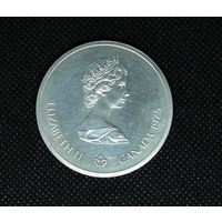 Монета 10 долларов 1975 года. 21 Олимпийские игры. Монреаль. Канада.