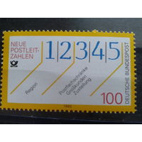 Германия 1993 новый почтовый код** Михель-2,0 евро