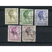 Люксембург - 1960 - Великая герцогиня Люксембурга Шарлотта - 5 марок. Гашеные.  (Лот 59EQ)-T7P8