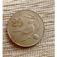 Werty71 Кипр 20 центов 1985