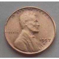 1 цент, США 1957 D