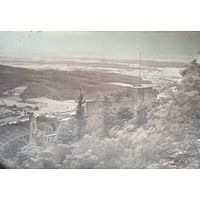 БАДЕН-БАДЕН. Старый замок. Виды Германии. Гравюра конец 19 века нач.20 века фототипия. 24х16см.