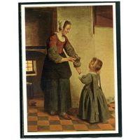 Питер де Хох. Женщина с ребенком в кладовой. Изд.Германия