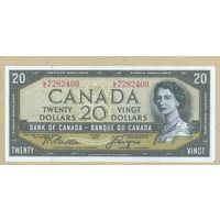 КАНАДА 20 долларов 1954 КОПИЯ С ВЗ