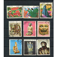 Панама - 1968 - Летние Олимпийские игры и искусство - [Mi. 1125-1133] - полная серия - 9 марок. Гашеные.  (Лот 69Fg)-T25P15