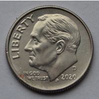 США, 10 центов (1 дайм), 2020 г. D