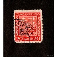 Марка Чехословакии-1929 -Гербы