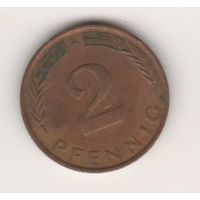 Германия, 2 pfennig, 1991