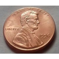 1 цент США 1996, 1996 D, AU
