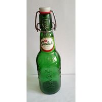 Бутылка от .пива.Германия ,,GROLSCH"с бугельной пробкой.