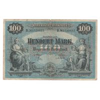 Германия Бавария 100 марок 1900 года