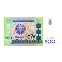 Узбекистан 200 сум, CV (1997) UNC