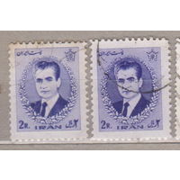 Известные личности Мохаммад Реза Шах Пехлеви  Иран 1966 год лот 11 Цена за 1-у марку на Ваш выбор -Разные оттенки и размер