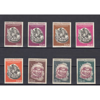 Космос. Астронавт Ширра. Парагвай. 1963. 8 марок б/з. Michel N 1183-1191 (12,0 е)