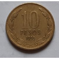 10 песо 1995 г. Чили