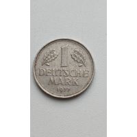 Германия. 1 марка 1977 года. D.