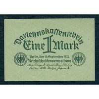 Германия, 1 марка 1922 год. UNC