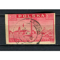Польша - 1945/1946 - Восстановление Варшавы 1,5Z - [Mi.414] - 1 марка. Гашеная.  (Лот 67EQ)-T7P8
