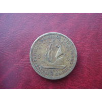 5 центов 1955 год Восточные Карибы