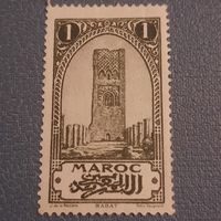Марокко. Французская колония. Минарет