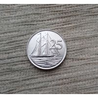 Werty71 Каймановы острова 25 центов 1996 Корабль