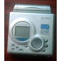Рекордер проигрыватель минидиск Sharp MD-MT88 Portable MD Recorder Minidisc +