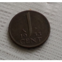 1 цент 1953 г. Нидерланды