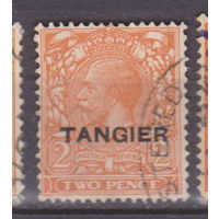 Танжер Британские колонии 1927 годы  Известные люди Личности Король Георг V - Почтовые марки Великобритании с надписью "ТАНЖЕР Лот 1 С НАДПЕЧАТКОЙ