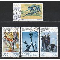 XXII летние Олимпийские игры в Москве ГДР 1980 год серия из 4-х марок