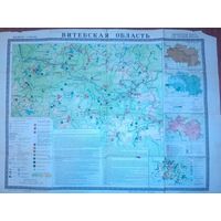 Карта Витебской области 1982г.