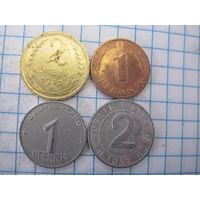 Четыре монеты/29 с рубля!
