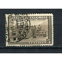 Колумбия - 1948 - Кафедральный собор 5С - [Mi.512] - 1 марка. Гашеная.  (Лот 54EB)-T7P9