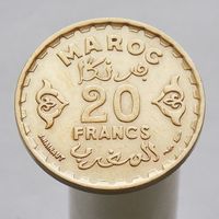 Марокко 20 франков 1952