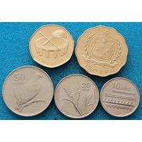 Самоа. Набор 5 монет 10, 20, 50 центов 1, 2 тала  2011 года