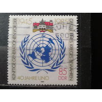 ГДР 1985 40 лет ООН Михель-1,2 евро гаш