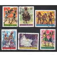 Культура Африки Гвинея 1966 год серия из 6 марок