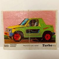 Turbo #140 (Турбо) Вкладыш жевачки Турба. Жвачки