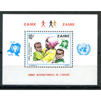 Конго (Заир) - 1979г. - Международный год детей - полная серия, MNH [Mi bl. 29] - 1 блок