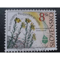 Словакия 1995 цветы