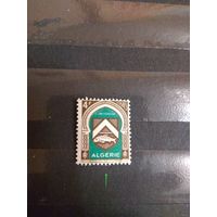 Французская колония Алжир герб разновидность отпечаток платы чистая без клея без дыр (2-13)