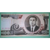Банкнота 100 won Северная Корея 1992 г.