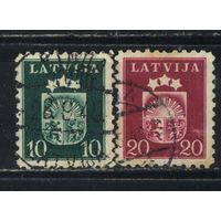 Латвия Респ 1940 Герб Стандарт #286,287