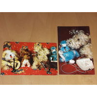 Собаки с игрушками 1971 год. В. Давидович. 2 чистые одним лотом