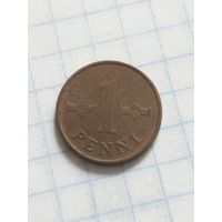 Финляндия 1 пенни 1969